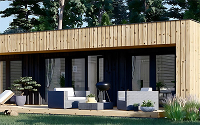 Petite maison en bois ALHENA