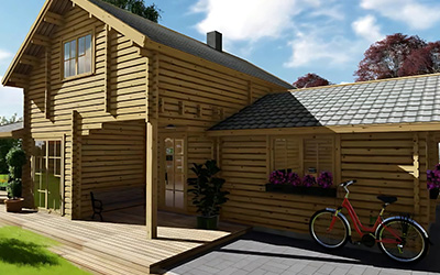 Chalet en bois ALVIN