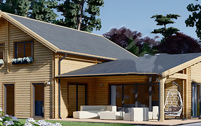 Chalet en bois DAVI