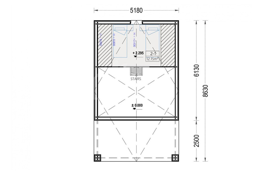 Plan Chalet Theo - Vue 2